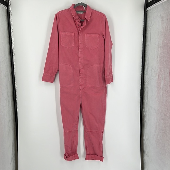 One Teaspoon Paradise Utility Jumpsuit in Worn Pink Small - Picture 4 of 13